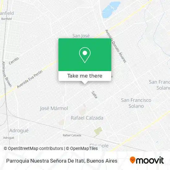 horarios de misas en Capilla Nuestra Señora de Itatí en Burzaco (Almirante Brown)