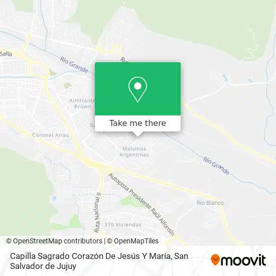 Capilla Sagrado Corazón de Jesús y María 1 horarios de misas en Capilla Sagrado Corazón de Jesús y María en San Salvador de Jujuy