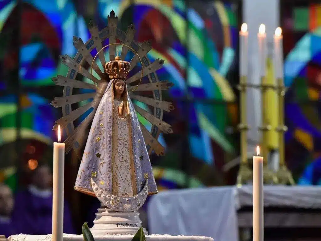 horarios de misas en Capilla Virgen de Luján en Moreno
