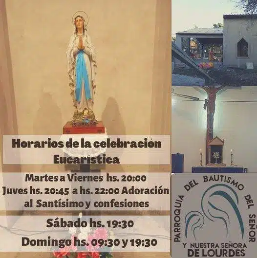 Parroquia Bautismo del Señor y Nuestra Señora de Lourdes 1 horarios de misas en Parroquia Bautismo del Señor y Nuestra Señora de Lourdes en Salta