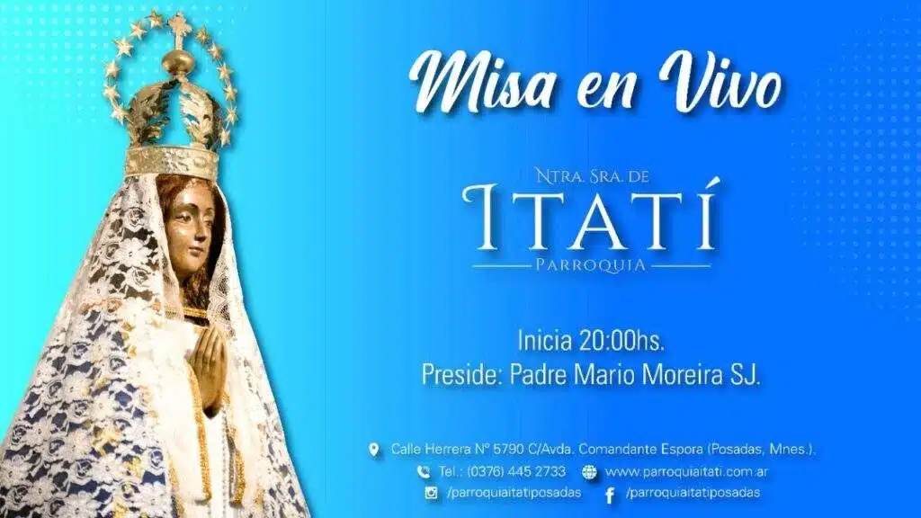 horarios de misas en Parroquia Nuestra Señora de Itatí en Rosario