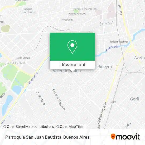 horarios de misas en Parroquia San Juan Bautista en Valentín Alsina (Lanús)