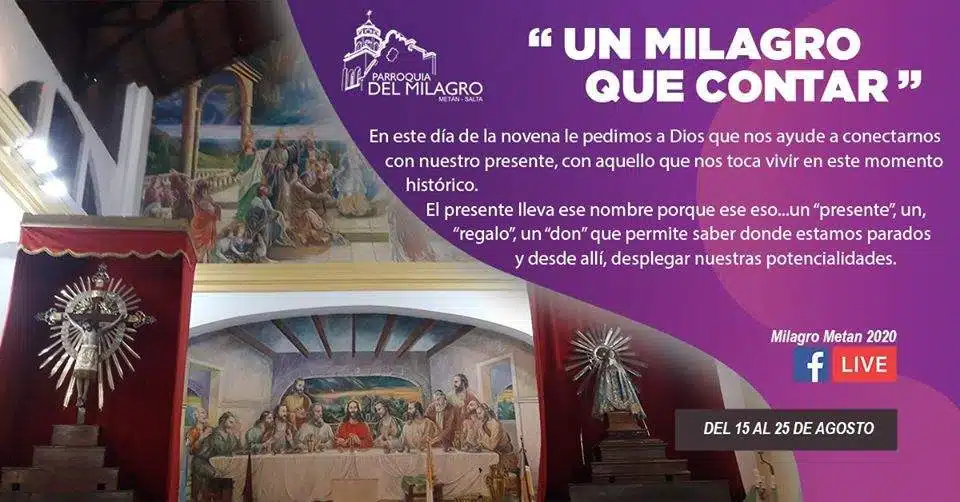 Parroquia Señor y Virgen del Milagro 1 horarios de misas en Parroquia Señor y Virgen del Milagro en Metán